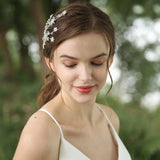 Silver Star Hair Clip Bridal Comb Wedding Accessories Women Headpiece Barrette
