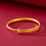 18K Cuff Bracelets Flower Jewelry Gothic Charm Bracelet