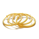 Vintage 18K Cuff Bracelet for Men and Women, Gothic Blessing Wedding Jewelry