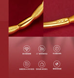 Smooth 999 Olive Bangles for Women Wedding Party Gothic Bracelets