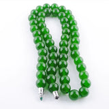 Green Jade Beads Strand Choker Necklace 8mm Round Charm Female Jewelry
