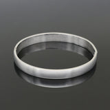 Smooth Couple Jewelry Gold/Silver Lover Bangle Stainless Steel Bracelets