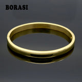 Rose Lover Bangle Stainless Steel Bracelet for Men Women