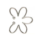 Flower Ear Clip No Piercing Cartilage Clip Earrings