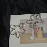 Flower Ear Clip No Piercing Cartilage Clip Earrings