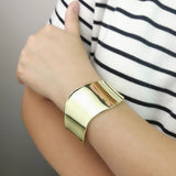 Metal Cuff Bangles Women Wide Alloy Bracelets Jewelry Accessories
