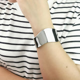 Metal Cuff Bangles Women Wide Alloy Bracelets Jewelry Accessories