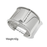 Metal Cuff Bracelets Bangles Statement Wide Bangle Jewelry