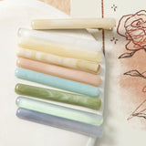 Pastel Color Stripes Acrylic Resin Bar Patch Sticker 50pcs DIY