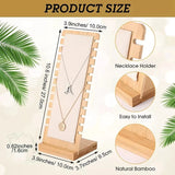 Solid Wood Necklace Display Frame Jewelry Props Necklace Hanger Display Board