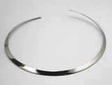 Stainless Steel Cuff Torques Necklace Women Collars Silver Dress Up Jewelry