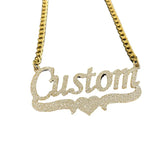 Personalized Stainless Steel Name Necklace Heart Butterfly Choker