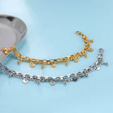 Stainless Steel Double Chain Bracelets Women's Classic Style Jewelry