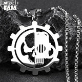 Stainless Steel Greek Letter PSI Symbol Silver Necklace Pendant Jewelry