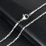 Stainless Steel Chain Necklace Cross Circle Gift