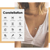 Stainless Steel Necklace Round Coin Pendant Chokers