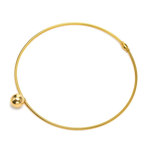 Stainless Steel Torques Choker Necklace for Women