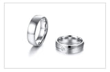 Stainless Steel Wedding Bands Ring Never Fade Silver Classic Engagement Alliance