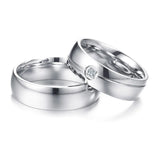 Stainless Steel Wedding Bands Ring Never Fade Silver Classic Engagement Alliance
