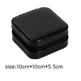 PU Leather Jewelry Box for Women Earrings Ring Storage
