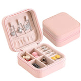 PU Leather Jewelry Box for Women Earrings Ring Storage