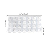 Alphabet Cube Beads for Bracelet Making 2 Pcs