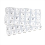 Alphabet Cube Beads for Bracelet Making 2 Pcs