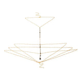 Copper Sequins Body Chain for Women Beach Party