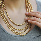 Golden Ladies Necklace Muslim Islamic Wedding Banquet Jewelry