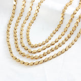 Golden Ladies Necklace Muslim Islamic Wedding Banquet Jewelry