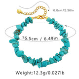 Natural Turquoise Bracelet European American Stone Jewelry