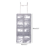 Sunglasses Organizer Wall Mount Glasses Display Storage Bag 16 Felt Slots