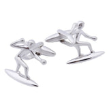 Surfing Men Figure Cuff Links Shirts Jewelry Sports Cufflinks