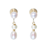Fresh Water Pearl Ear Clip Fairy Air Forest Earring E142