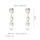 Fresh Water Pearl Ear Clip Fairy Air Forest Earring E142