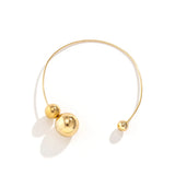 Retro Ball Collarbone Necklace For Women Jewelry