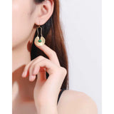Summer Watermelon Pattern 925 Sterling Silver Earrings
