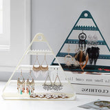 3-Tier Plastic Rotating Earring Display Jewelry Shelf