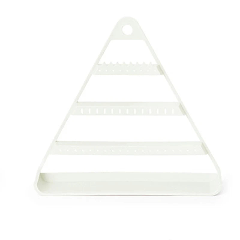3-Tier Plastic Rotating Earring Display Jewelry Shelf