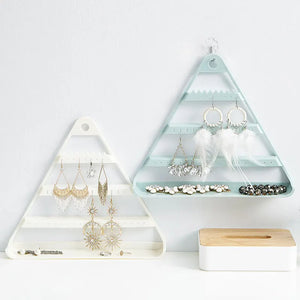 3-Tier Plastic Rotating Earring Display Jewelry Shelf