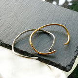 Minimalist Stainless Steel Cuff Bracelet Bangle for Women