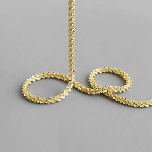 925 Sterling Silver Women's Choker Short Chain Necklace