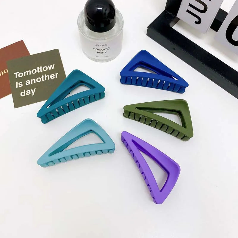 Large Size Hair Claw For Girls Women, Colorful Shark Clip