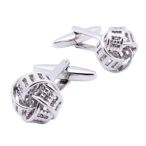 Twist Fastener Cuff Link Hollow Suit Accessories