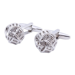 Twist Fastener Cuff Link Hollow Suit Accessories
