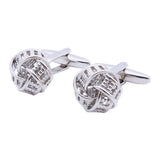 Twist Fastener Cuff Link Hollow Suit Accessories