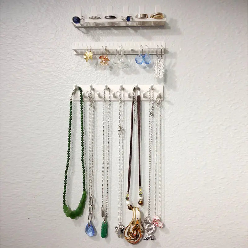 Wall Hanging Shelf Jewelry Organizer Display Stand Rack