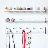 Wall Hanging Shelf Jewelry Organizer Display Stand Rack
