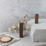Walnut Earrings Ring Rack Nordic Style Jewelry Display