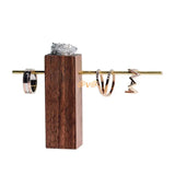 Walnut Earrings Ring Rack Nordic Style Jewelry Display